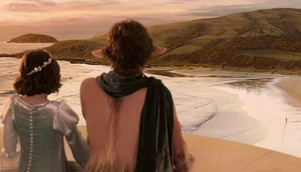 Scene of Aslan Leaving