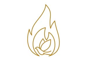 Holy Spirit and Fire Symbol