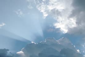 Sunlight Breaking Through the Clouds