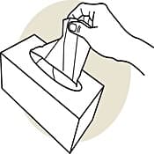 Tissue Box - ©iconfinder/Depositphoto.com Illustration of Tissue Box